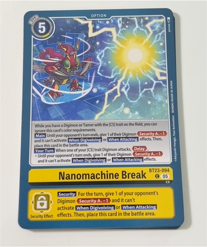 Digimon Card Game 2020 BT23-094 Nanomachine Break — front