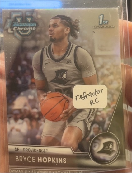2023-24 Bowman University Chrome #70 Bryce Hopkins — front