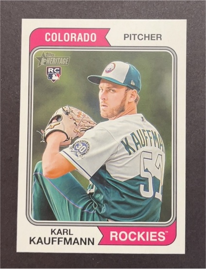 2023 Topps Heritage High Number #712 Karl Kauffmann — front