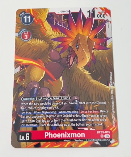 Digimon Card Game BT23-015 Phoenixmon — front