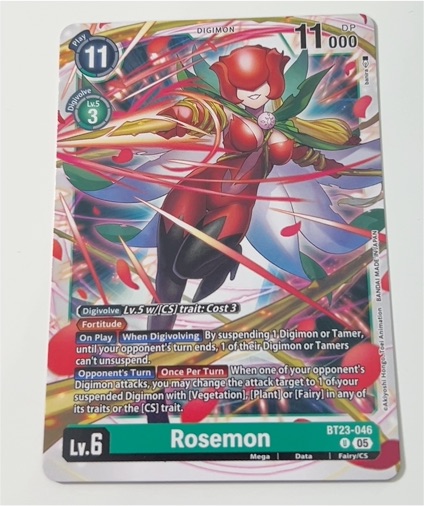 2023 Digimon Card Game BT23-046 Rosemon — front