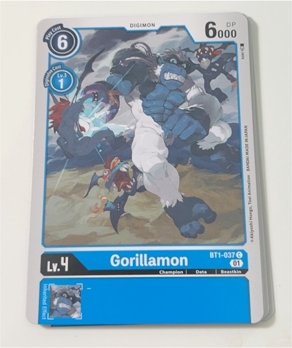 Digimon Card Game 2021 BT1-037 Gorillamon — front