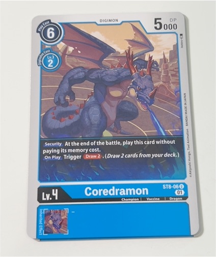 Digimon Card Game ST8-06 Coredramon — front