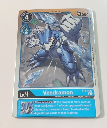 2021 Digimon Card Game #ST8-05 Veedramon — front