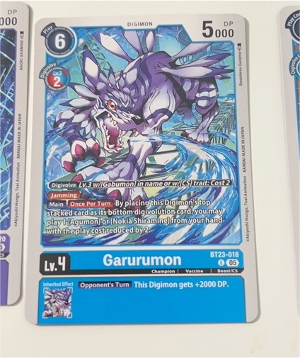 Garurumon BT23-018 — front