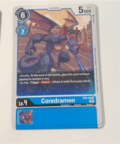 2022 Digimon Card Game ST8-06 Coredramon — front