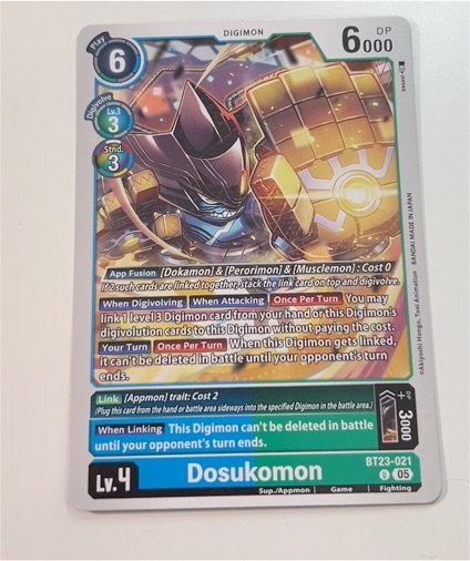 Dosukomon BT23-021 — front
