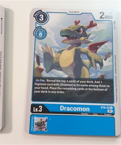 Digimon Card Game 2021 ST8-03 Dracomon — front