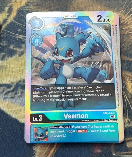 2021 Digimon Card Game #ST8-04 Veemon — front