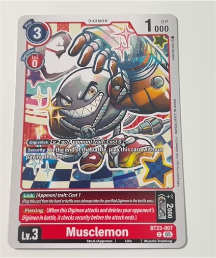Digimon Card Game 2020 BT23-007 Musclemon — front