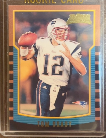 2000 Bowman #236 Tom Brady Rookie Card — front