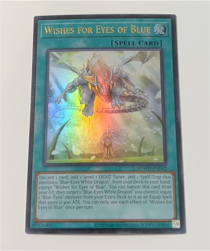 Yu-Gi-Oh! SDWD-EN042 Wishes for Eyes of Blue — front