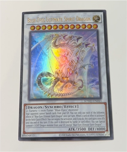 2013 Yu-Gi-Oh! SDWD-EN043 Blue-Eyes Ultimate Spirit Dragon — front