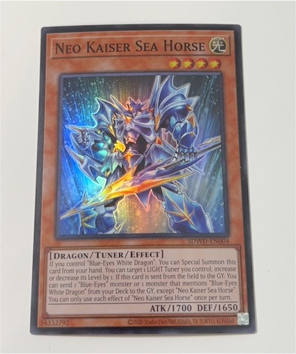 2023 Yu-Gi-Oh! SDWD-EN004 Neo Kaiser Sea Horse — front