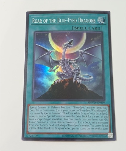 2020 Yu-Gi-Oh! SDWD-EN019 Roar of the Blue-Eyed Dragons — front