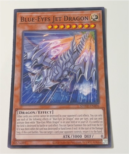 2020 Yu-Gi-Oh! SDWD-EN006 Blue-Eyes Jet Dragon — front