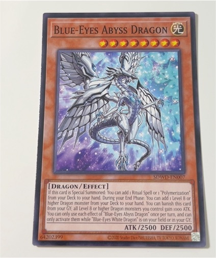 2020 Yu-Gi-Oh! SDWD-EN007 Blue-Eyes Abyss Dragon — front