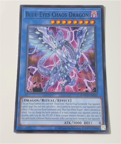 2020 Yu-Gi-Oh! SDWD-EN010 Blue-Eyes Chaos Dragon — front