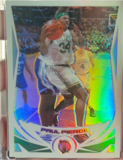 2004-05 Topps Chrome #34 Paul Pierce — front