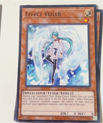 2020 Yu-Gi-Oh! SDWD-EN018 Effect Veiler — front