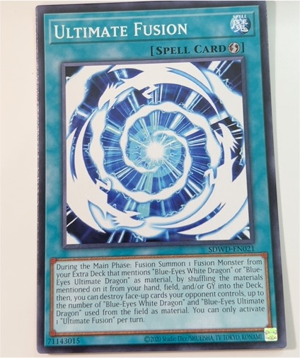 2020 Yu-Gi-Oh! SDWD-EN021 Ultimate Fusion — front