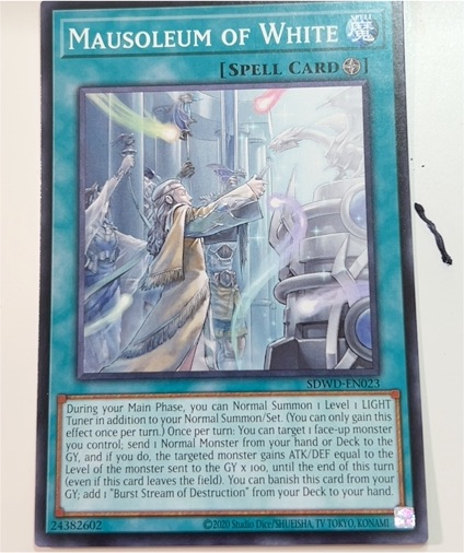 2020 Yu-Gi-Oh! #SDWD-EN023 Mausoleum of White — front