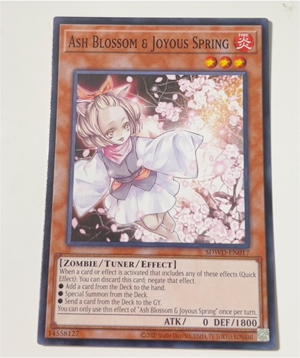 2020 Yu-Gi-Oh! SDWD-EN017 Ash Blossom & Joyous Spring — front