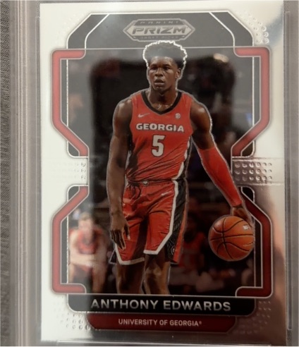 2022 Panini Prizm Draft Picks #3 Anthony Edwards — front