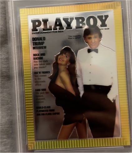 1995 Playboy Chromium Cover Cards #85 Donald Trump — front