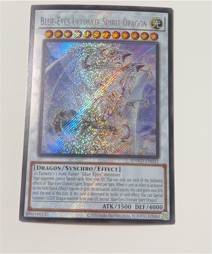 2020 Yu-Gi-Oh! SDWD-EN043 Blue-Eyes Ultimate Spirit Dragon — front