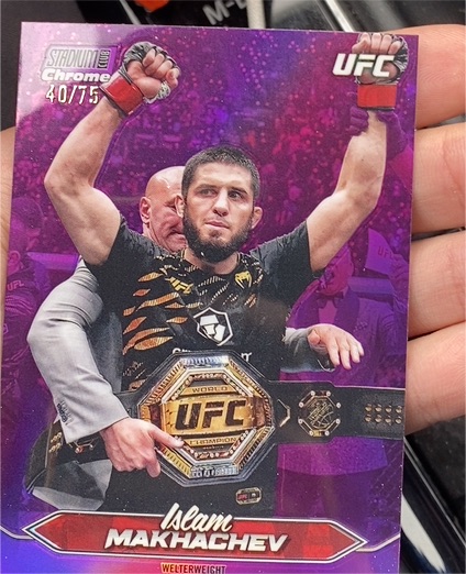 2025 Topps Stadium Club Chrome UFC #C-1 Islam Makhachev — front