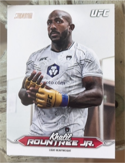 2025 Topps Stadium Club UFC #74 Khalil Rountree Jr. — front