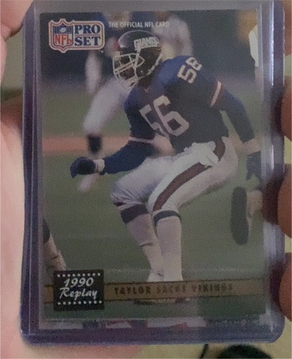 1991 Pro Set #336 Lawrence Taylor — front