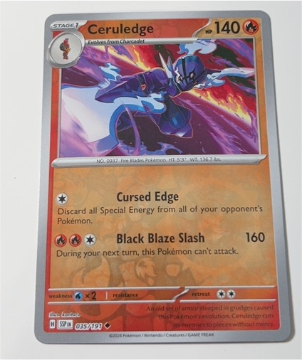 2024 Pokémon SV08: Surging Sparks #035 Ceruledge — front