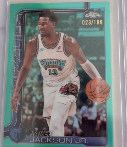 2025-26 Topps Chrome #163 Jaren Jackson Jr. — front
