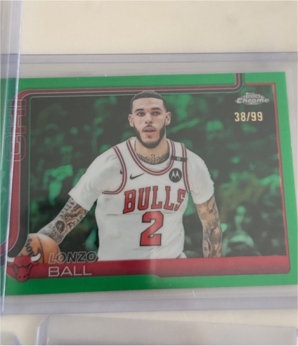 2025-26 Topps Chrome #38 Lonzo Ball — front