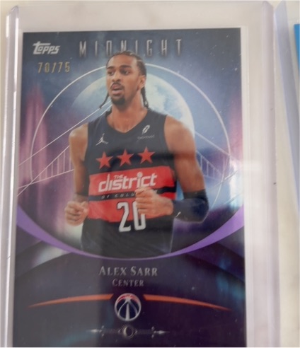 2025-26 Topps Midnight #26 Alex Sarr — front