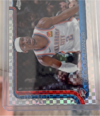 2025-26 Topps Chrome #141 Shai Gilgeous-Alexander — front