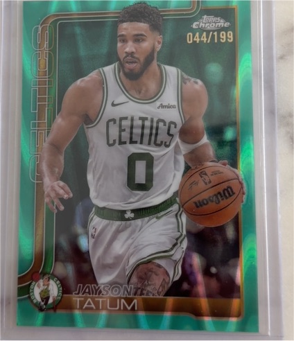 2025-26 Topps Chrome #49 Jayson Tatum — front