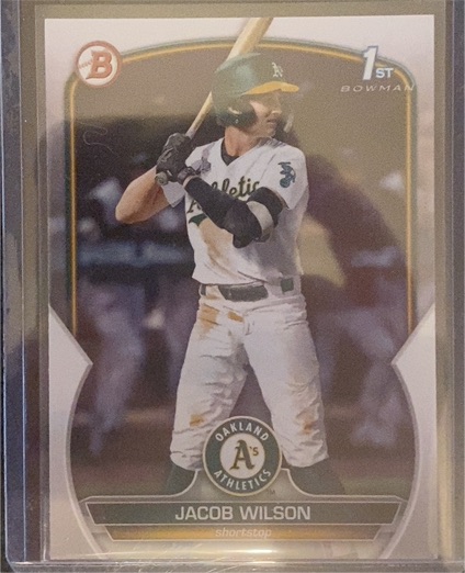 2023 Bowman Draft #BD-121 Jacob Wilson — front