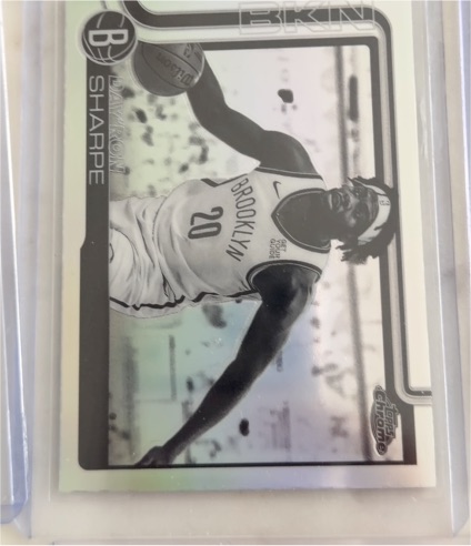 2025 Topps Chrome DeMarre Carroll Brooklyn Nets — front