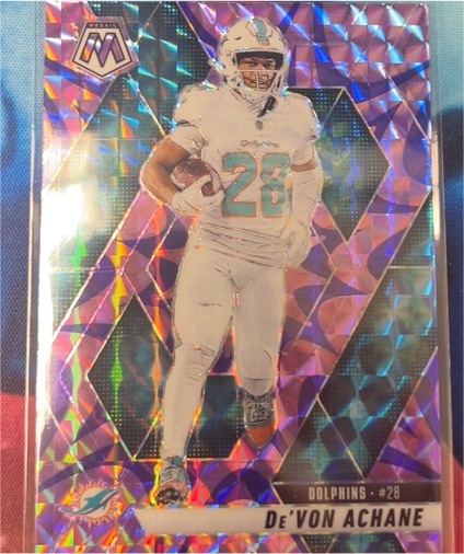 2025 Panini Mosaic #58 De'Von Achane — front