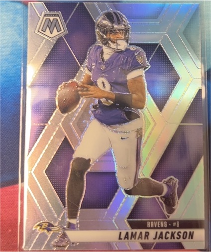 2025 Panini Mosaic #3 Lamar Jackson — front