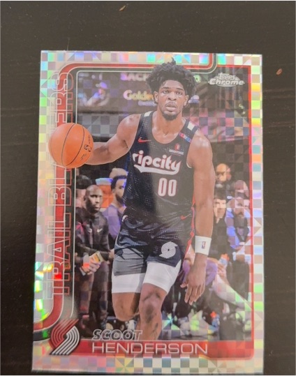 2025-26 Topps Chrome #166 Scoot Henderson — front