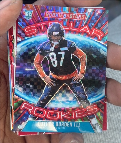 2025 Panini Rookies & Stars #7 Luther Burden III Stellar Rookies — front