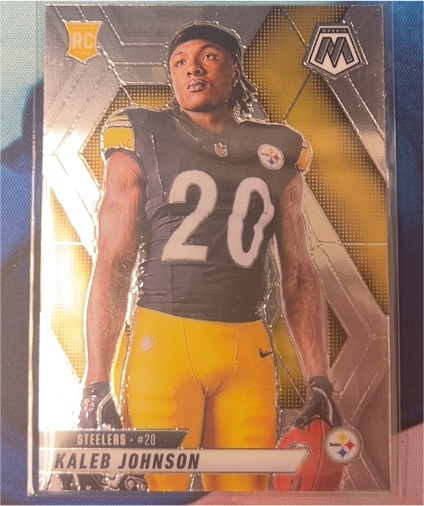 2025 Panini Mosaic #289 Kaleb Johnson — front