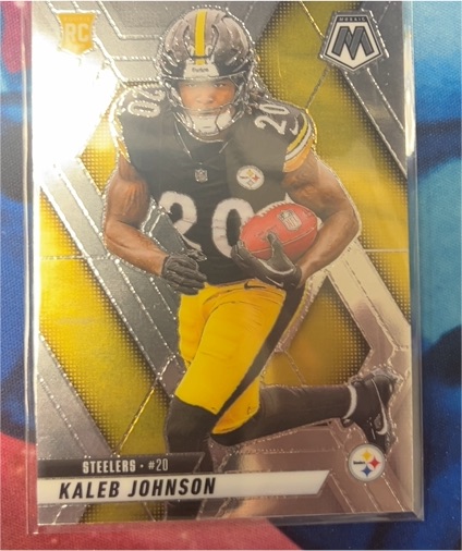 2025 Panini Mosaic #315 Kaleb Johnson — front