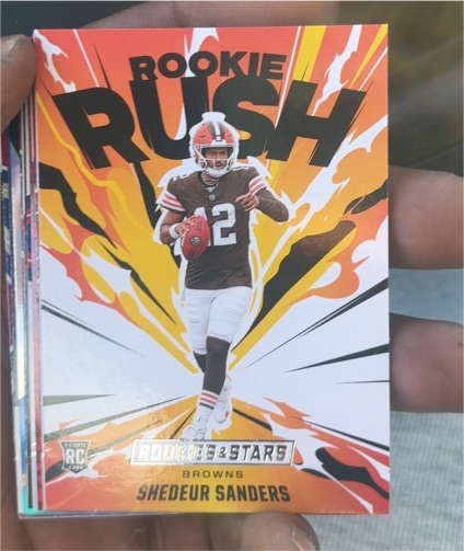 2025 Panini Rookies & Stars #20 Shedeur Sanders Rookie Rush — front