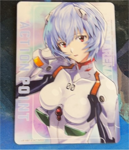 2025 Union Arena EVA-1-AP02 Rei Ayanami Action Point — front
