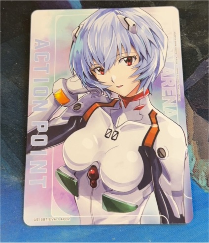 2025 Union Arena #EVA-1-AP02 Rei Ayanami Action Point — front
